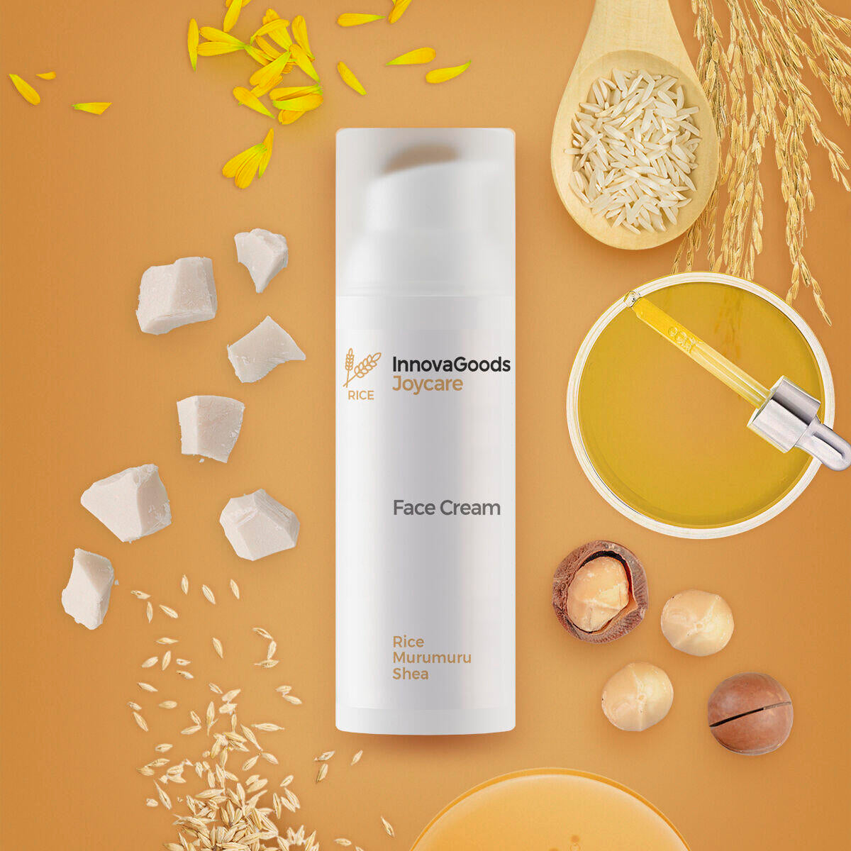 Crema Facial Hidratante Rice Joycare InnovaGoods