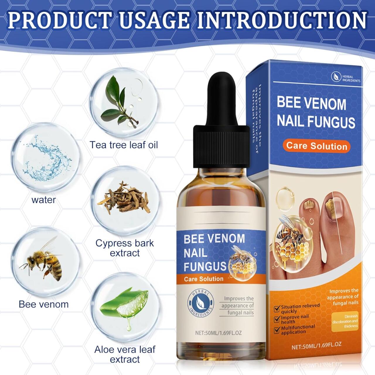 Sérum para Uñas con Veneno de Abeja